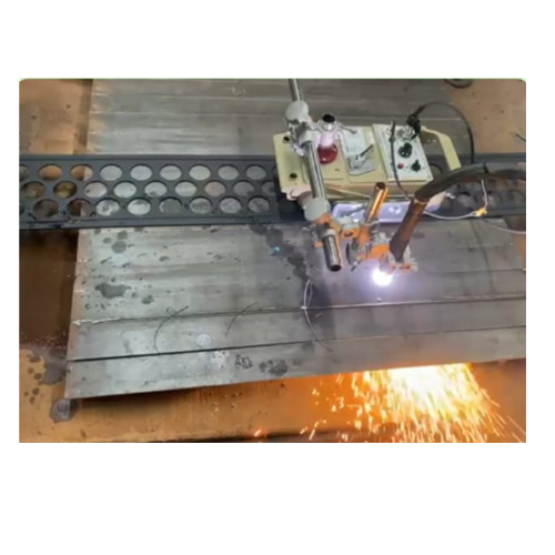 Plasma Trolly With Track Machine